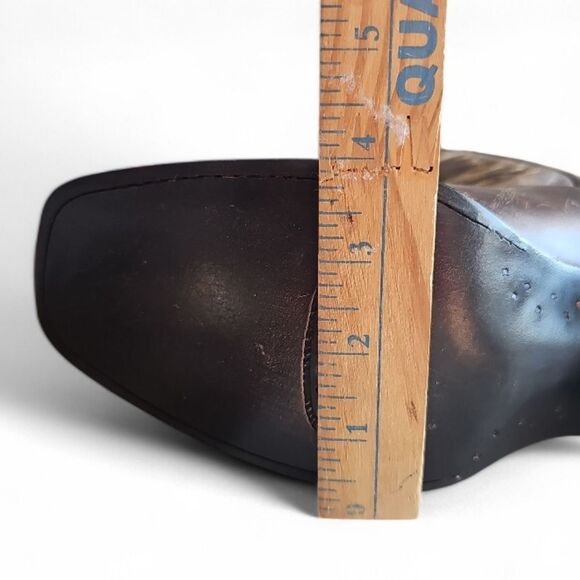 J.B. Dillon NWT Goat Leather Western Cowboy Rodeo Boots Sz 9B Distressed Brown - Picture 16 of 16